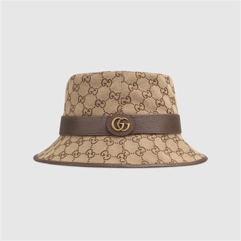 หมวก gucci bucket แท้ ดูยังไง|หมวก GG canvas bucket hat inผ้าแคนวาส  .